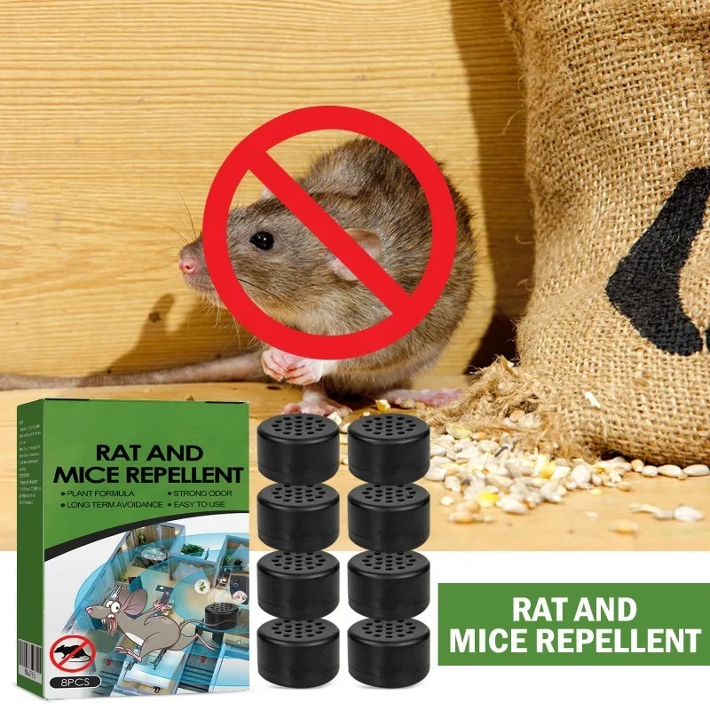 Out for Mice Rat Repellent Balls Peppermint Oil Pest Control Indoor Outdoor Use Insect Rodent (8Pcs) 1005012128062038
