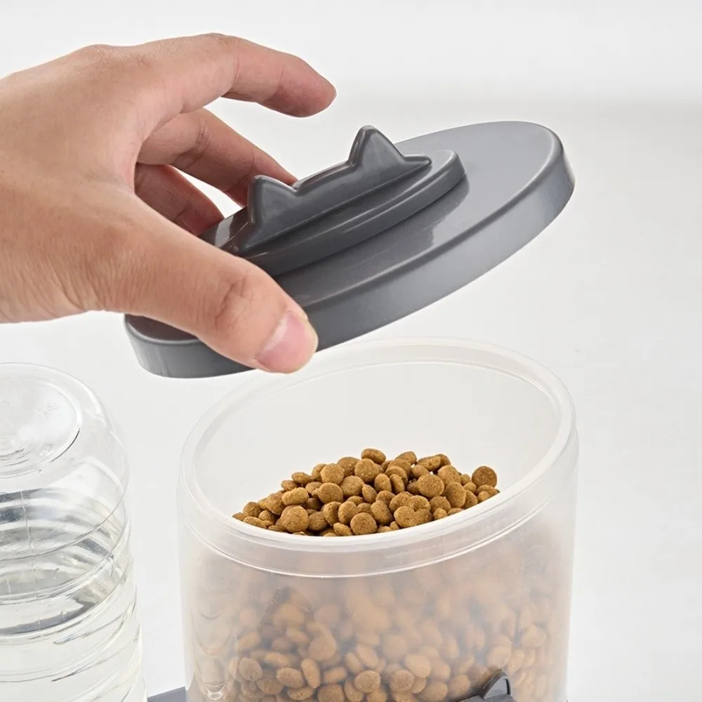 Automatic Pet Food Dispenser Large Capacity 2-In-1 Feeder Anti-Slip Food Storage 1005012135692040