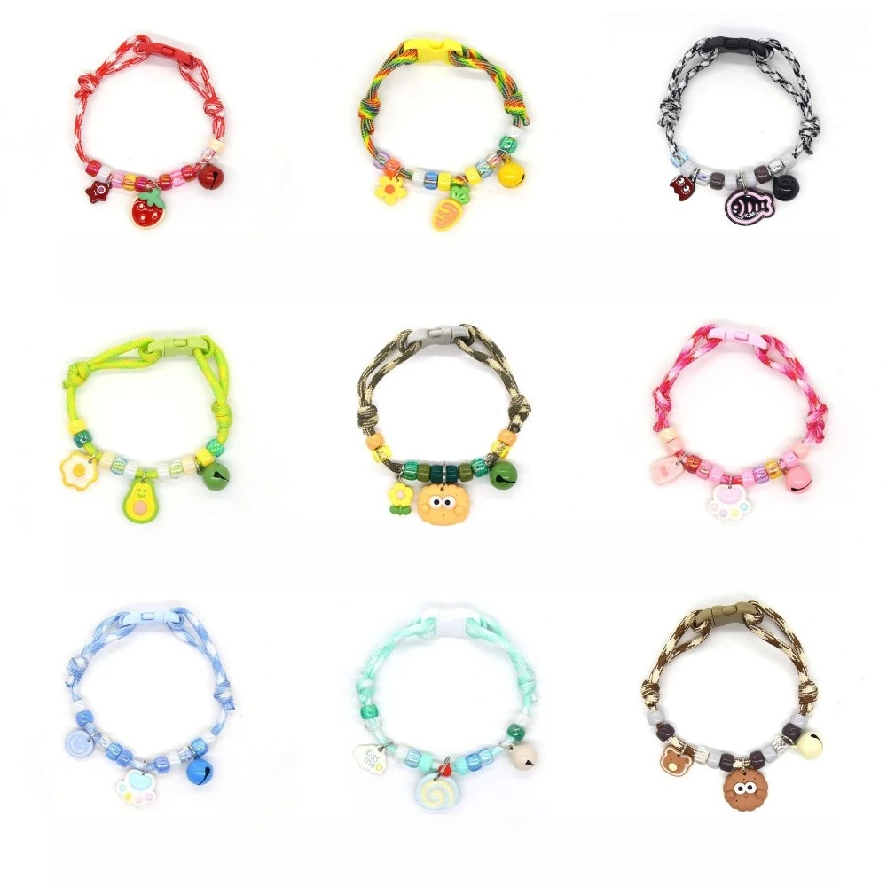 Pet Cat Dog Collar Color Contrasting Weaving Summer Freshness Adjustable Puppy Safety Anti-Lost (1pc) 1005012143767321
