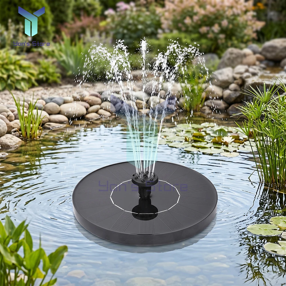 Waterfall Fountain Mini Solar Water Pool Pond Garden Decoration Outdoor Bird Bath Powered Floating 1005012151927042