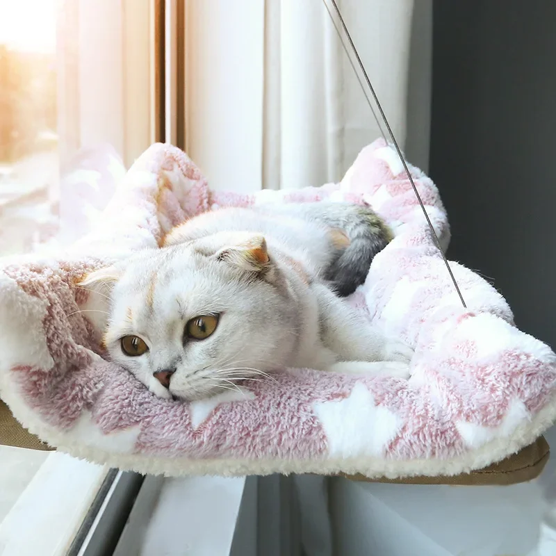 Cat Hammock Window Hanger Washable Detachable Pet Bed Suction Shelf Bag Beds Seat 1005012153429719
