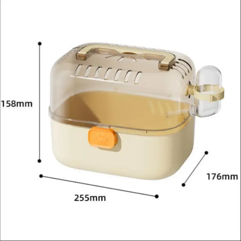 Small Animal Hamster Travel Cage Pet Supplies Portable Hamster Carrying Cage with Handle Water 1005012175060637