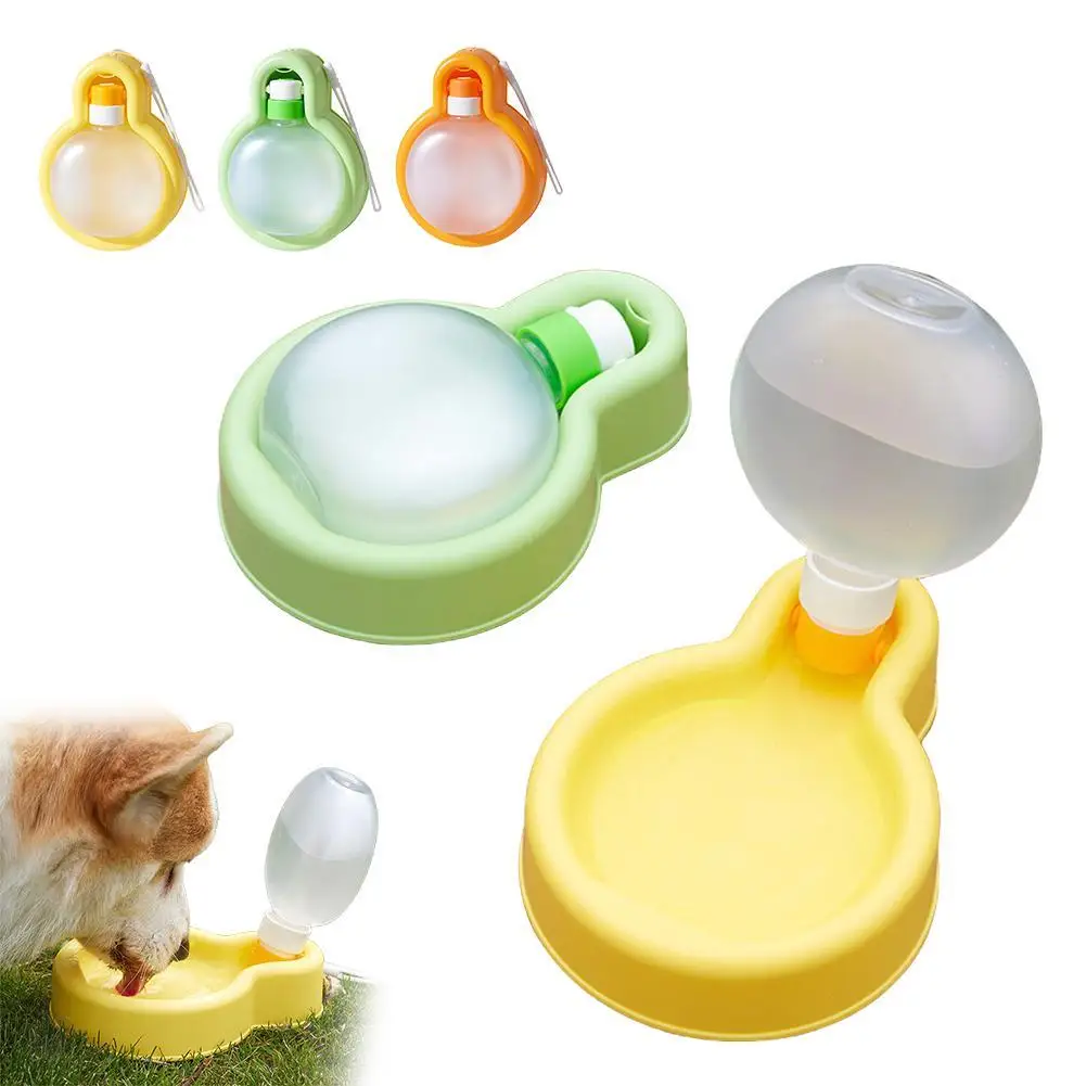 Pet Portable Water Bottle Dog Travel Water Cup Ball Shape Outdoor Drinking Water Feeder Bowl 1005012199241891