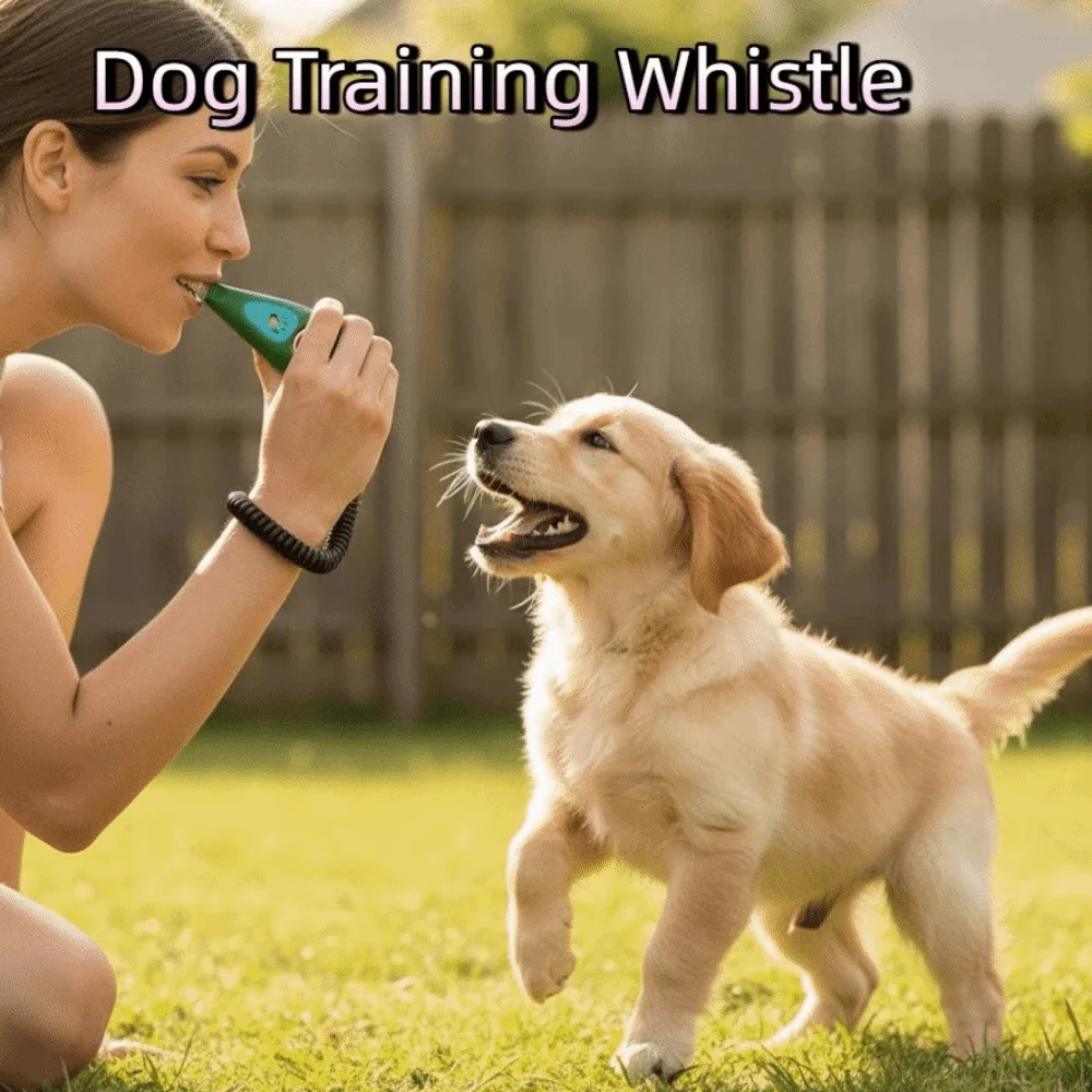 Pet Training Clicker Portable Adjustable Wrist Strap Pet Sound Trainer Professional Whistle (2 in 1) 1005012210591174