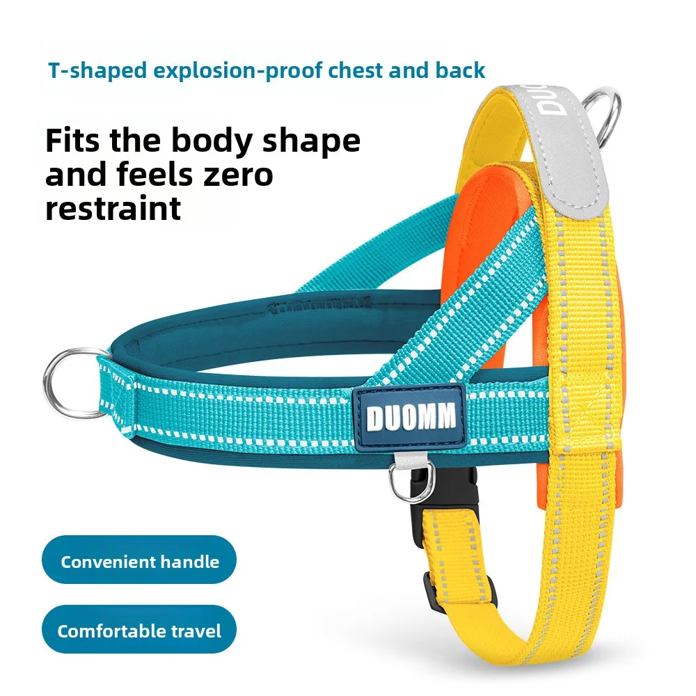 Dog Leash Pet Saddle Harness Explosion-Proof Shiba Inu Bichon Frize Puppy Harness Outdoor Pet 1005012234074876