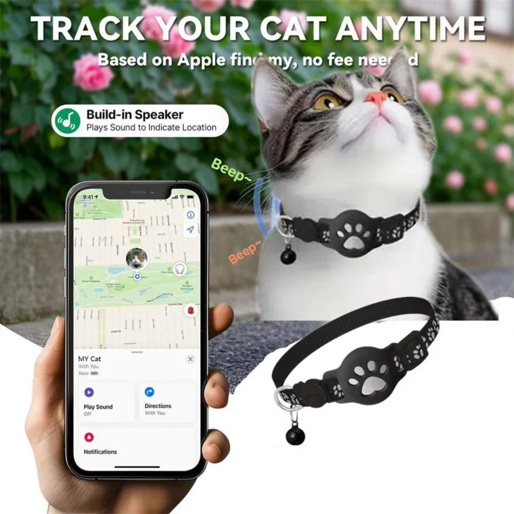 Cat Smart GPS Trackers Collar Anti-Lost Kitten Waterproof Tracker Dog Adjustable Safety Buckle 1005012258864991