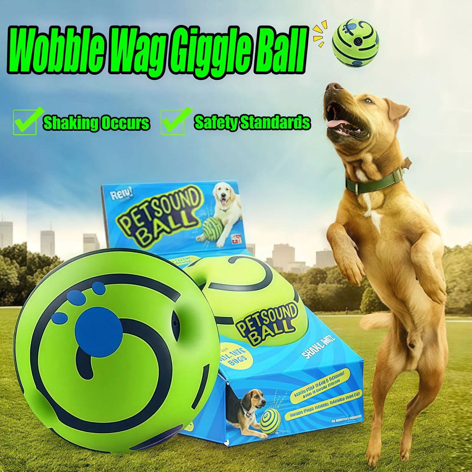 Dog Toy Wobble Wag Giggle Glow Ball Interactive Dog Attention Toy Fun Giggle Sounds Ball When 1005012268109773