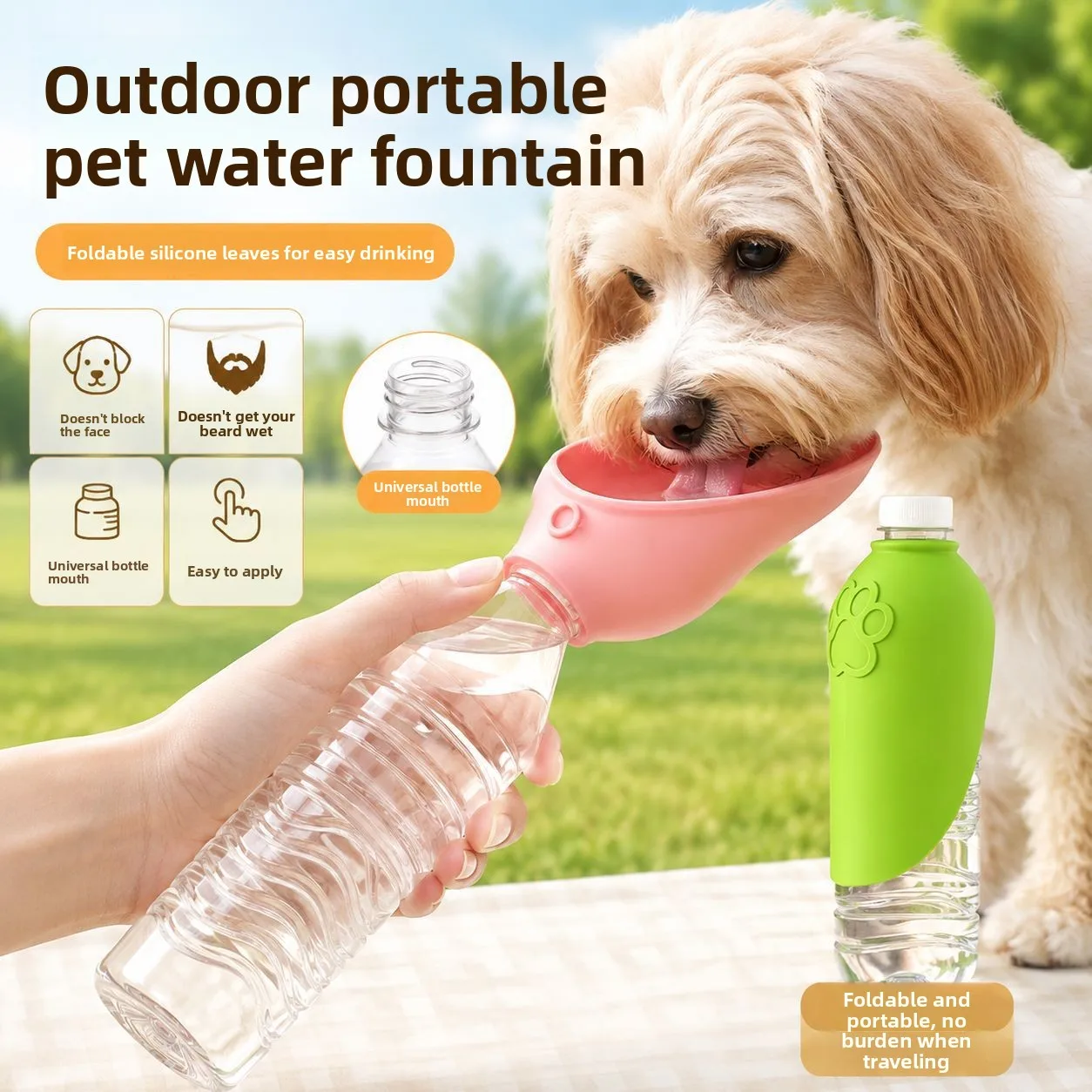 Pet Outdoor Water Dispenser, Portable Dog Water Cup 1005012304821531