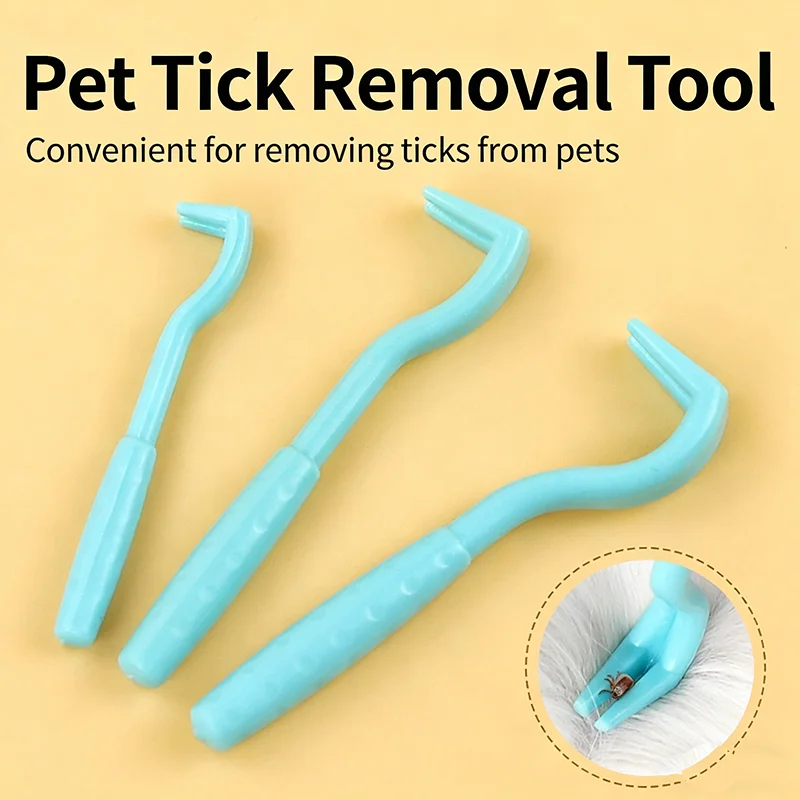 Pet Cleaning Tick Remover Hook Dog Flea Lice Catcher Tool Portable Insect Extract Tweezer Safe 1005012320822094
