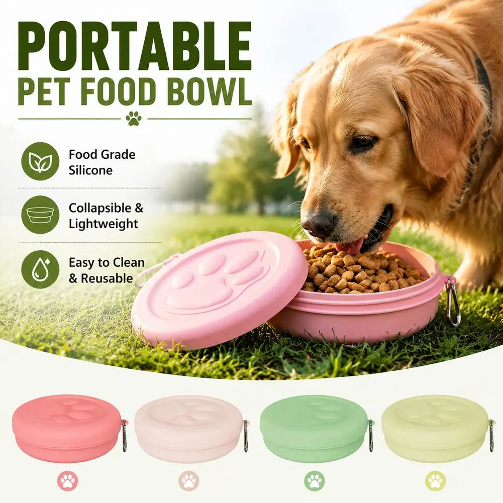 Portable Dog Food Container & Water Bowl for Travel Walking Hiking Camping Pet Outdoor Feeders Food 1005012327545493