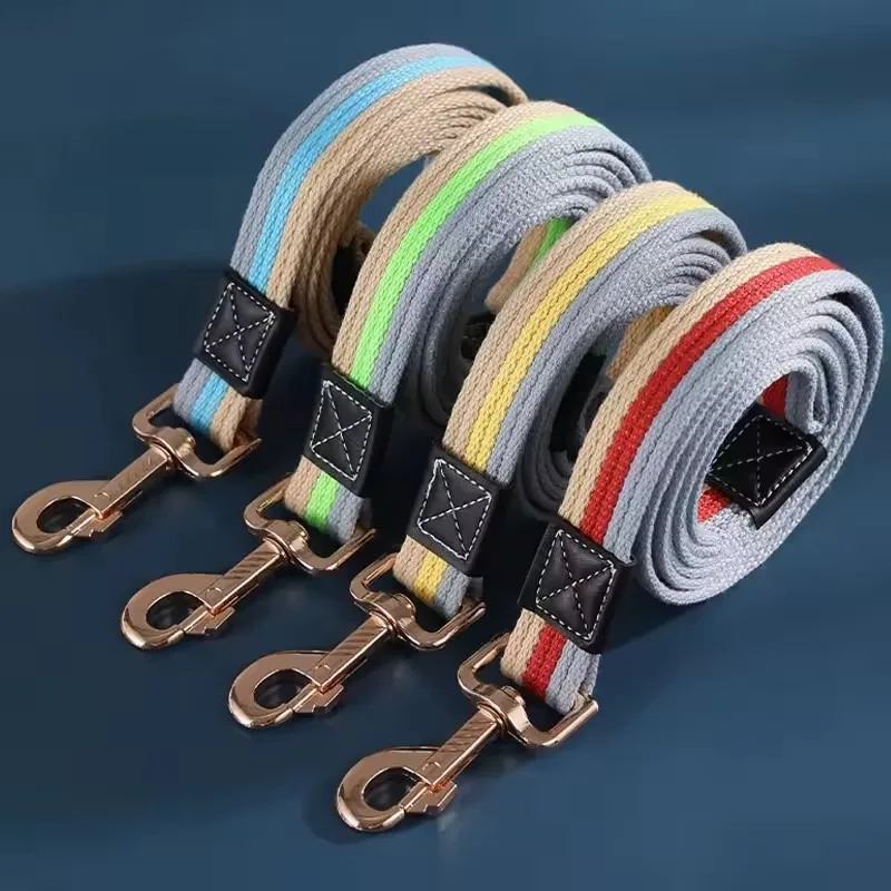 1/2PCS Dog Training Rope Pet Canvas Leash Dog Walking Rope Dog Chain Dog Leash Pet Leash Animal 1005012330411005
