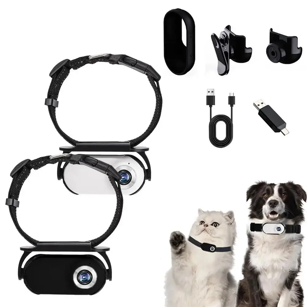 Rotation Pet Camera 120 Wide Angle Mini Body Outdoor Portable Pocket Collar Cam for Dogs 1005012353602343