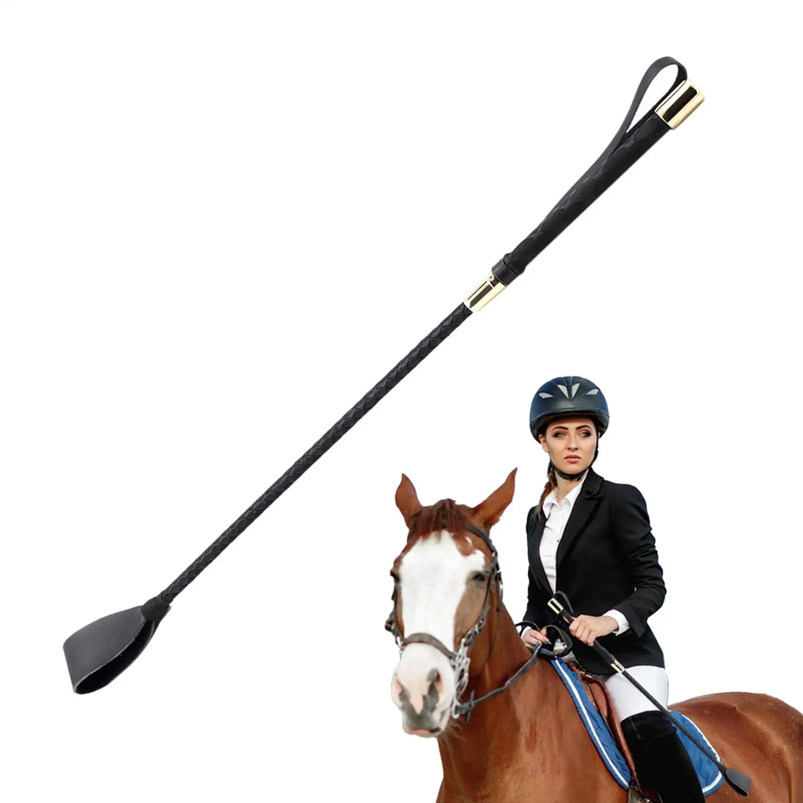 Horse Riding Whip Training Riding Crop Whip with Anti-Slip Grip Riding Equestrian Horse Racing 1005012384163681