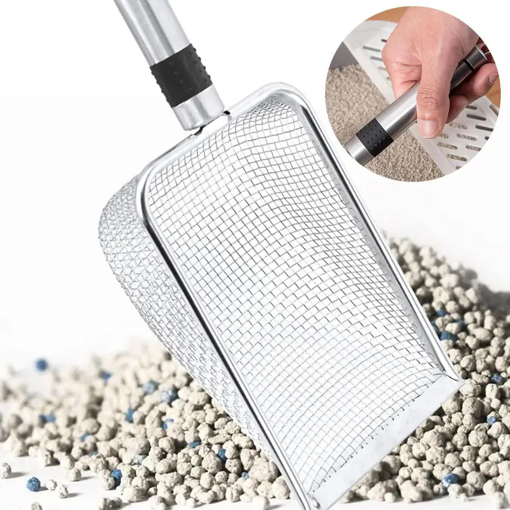Stainless Steel Cat Litter Shovel Poop Shovel for Rabbits Dogs Toilet Cleaning Tools Pets Supplies 1005012391086507