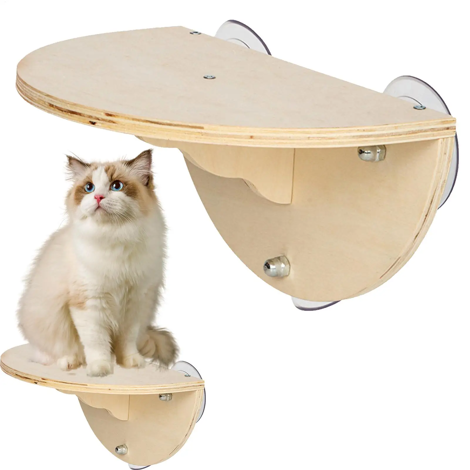 Cat Window Bed Space Saving Cat Perch for Window Sill Kitten Seat with 3 Suction Cups 1005012402580906