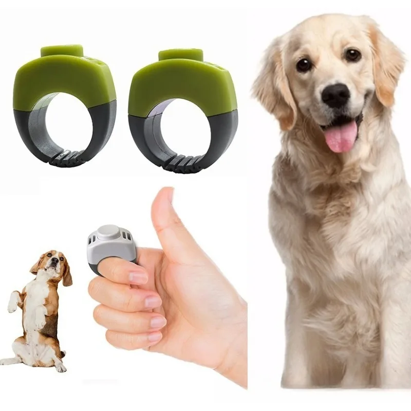 Pet Clicker Ring for Dog Cat Horses Bird Mini Finger Clickers Training Equipment Obedience (1pcs) 1005012402660961