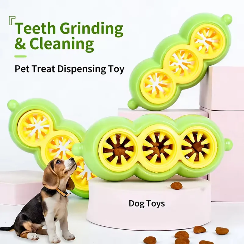 Durable Indestructible Dog Chew Toy Food Dispensing Teeth Grinding Cleaning Relieve Boredom 1005012411904484