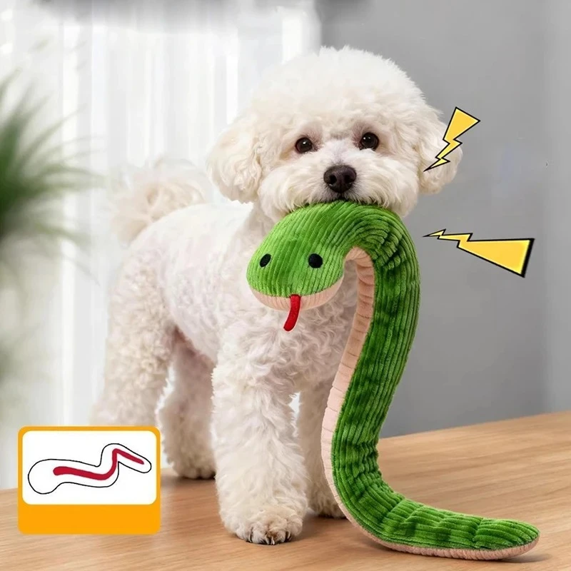 Dog Toy Snake Interactive Crinkle Sound Toy Kitten Kick Toy Interactive Pet for Indoor Cats 16.5 1005012423380530