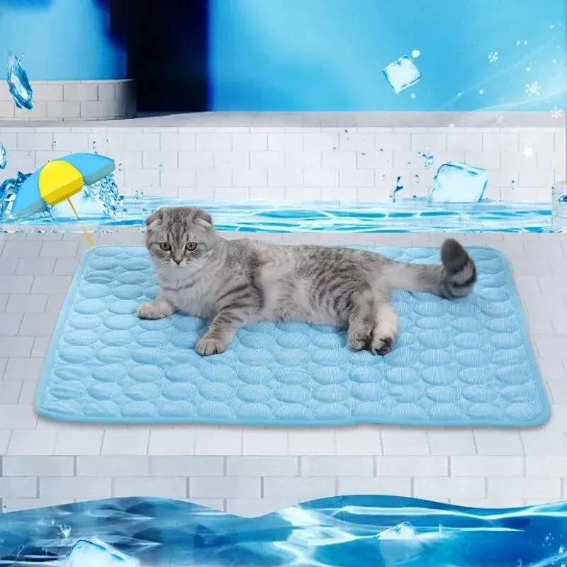Pet Ice Mats Summer Cat Dog Sofa Nest Bed Cooling Sleeping Pad for Small Dogs Pets Durable Sofa 1005012429667543