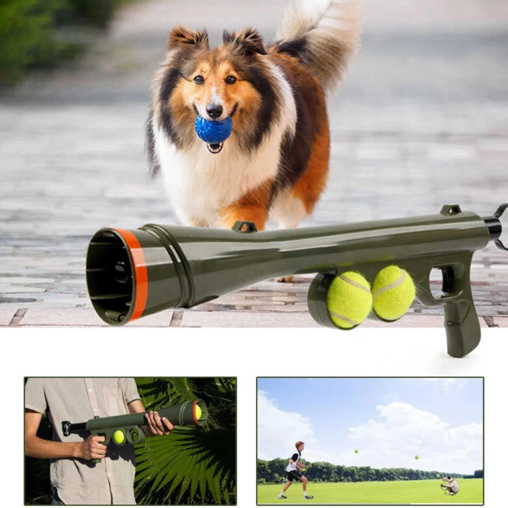 Training Dog Throwing Ball Launcher, Pet Dog Toy Gun (1PC) 1005012462196260