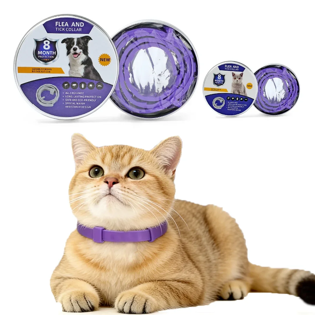 Pet Flea Collars Cat & Dog Safe Effective External Deworming Neck Calming Anxiety Relief Stress 1005012466998194