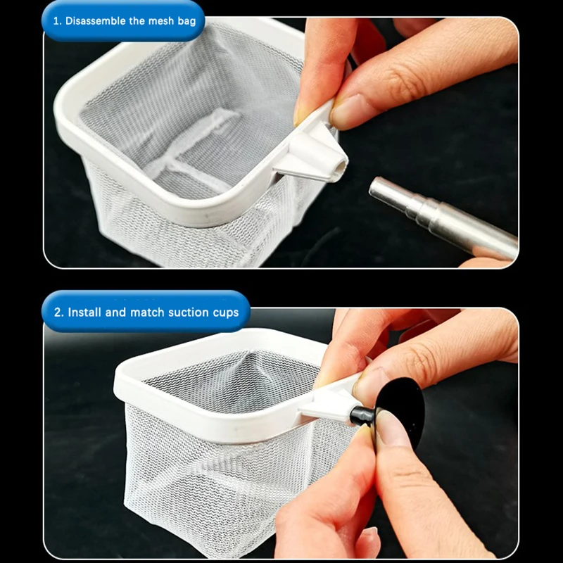Fising Net Fish Tank Accessories Stainless Steel Telescopic Hand Aquarium for Catching Fish Shhrimp 1005012473525879