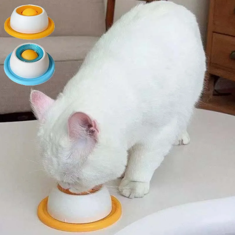 Cat Food Bowl Hidden Drinking Water Cute Eating Self-Entertainment Slow Dog Pet Accessories 1005012476804346