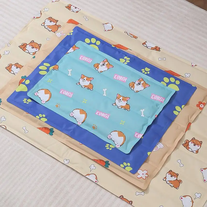 Reusable Pet Cooling Mat Waterproof Gel Pad for Dogs and Cats Summer Non Toxic Cool Bed Mat 1005012483318723