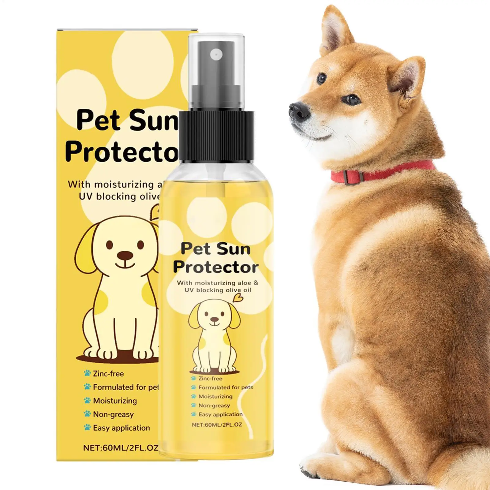 Pet Sunscreen for Dogs Moisturizing Sunblock Spray UV Protection Hot Day Outdoor Activities Like 1005012484922411
