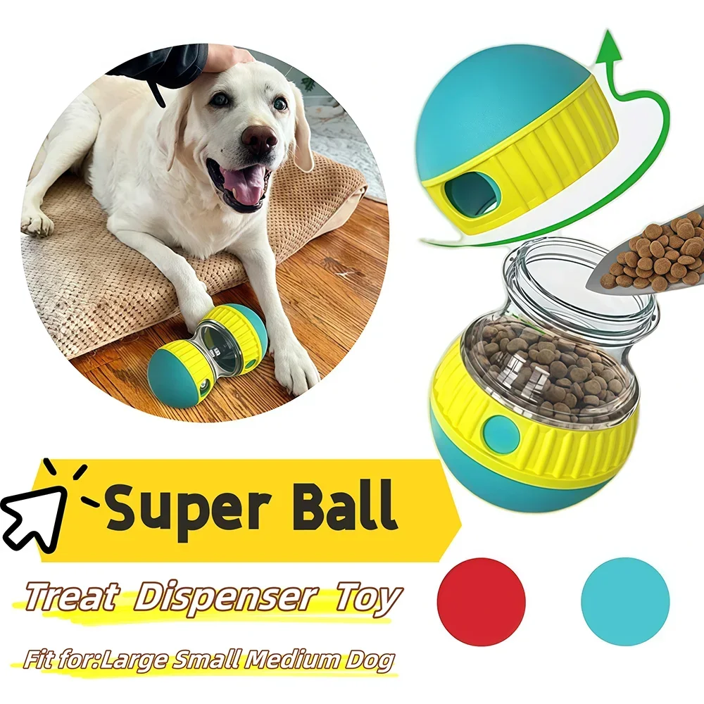 Interactive Dog Toy for Small Medium Large Dogs Cats Treat Dispenser Leaking Food Slow Feeder Pets 1005012501561075