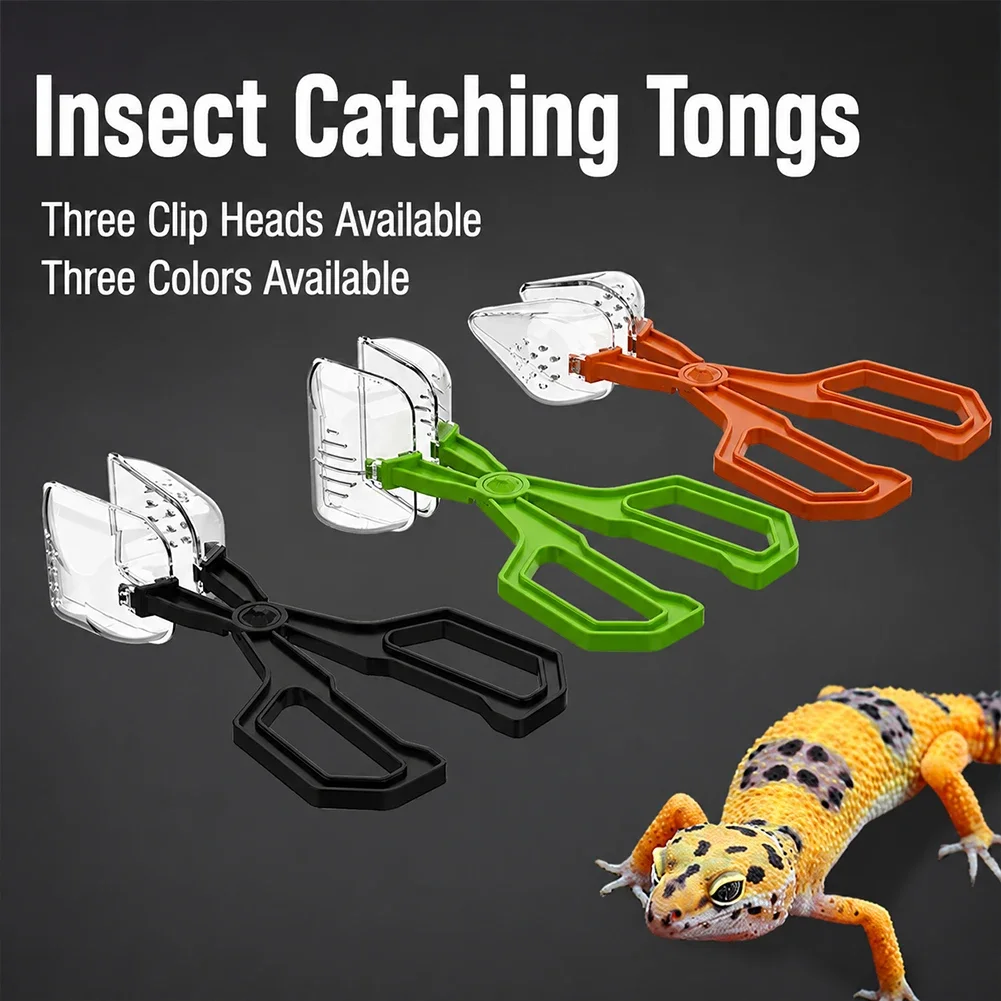 Non-Slip Rounded Tip Crickets Roaches Pet Feeder Tool Poop Cleaner Reptile Feeding Tongs Long 1005012514718084