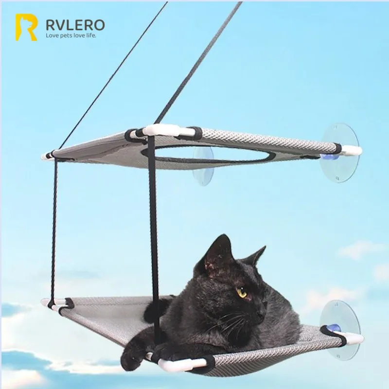 Cat Hammock Window Bed Kitten Sunny Seat Hanging Mount Beds Sofa Double-Decker Tunnels Suction Cup 1005012514738824