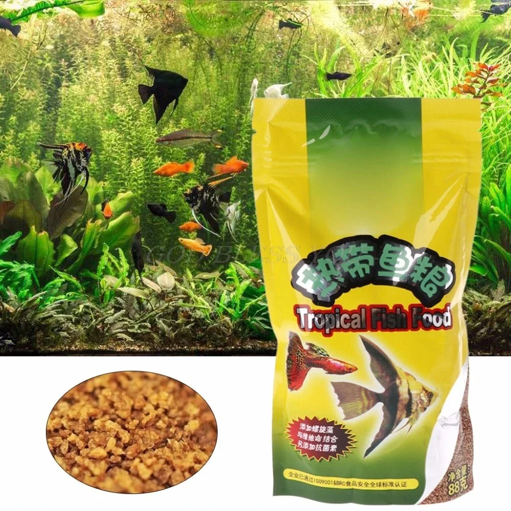 Tropical Fish Food, 88g, High Protein Nutritious Formula 1005012515978687