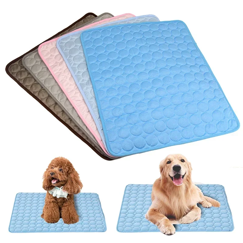 Pet Mat Summer Cooling Dog Pad for Dogs Cat Blanket Sofa Breathable Bed Washable Self Ice Supplies 1005012533161978