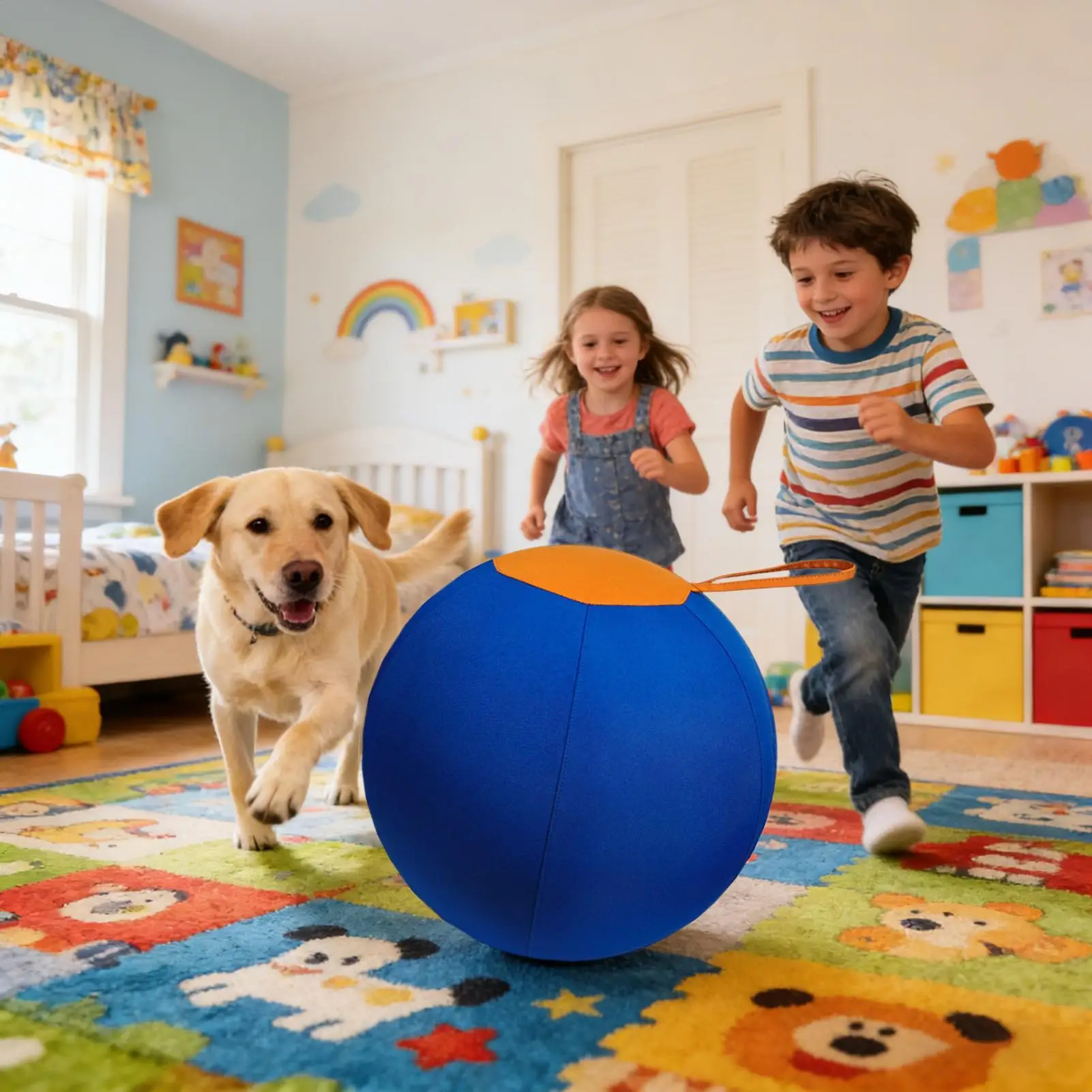 Dog Giant Toy Ball Large Pet Outdoor Training Supplies Interactive Moving Toys Pet Supplies 1005012539569196