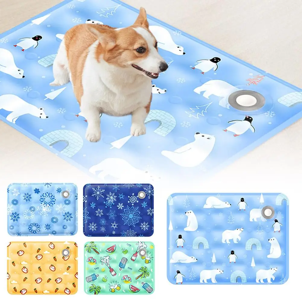 Cooling Ice Mat for Pets Summer Pet Cold Bed Extra Large for Small Big Dogs Pet Accessories Water 1005012543081886