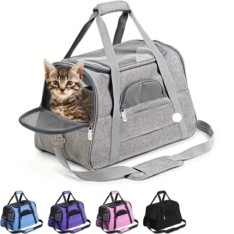 Pet Carrier for Large and Medium Cats, Soft-Sided Pet Carrier for Big Medium Cats and Puppy 1005012592390211