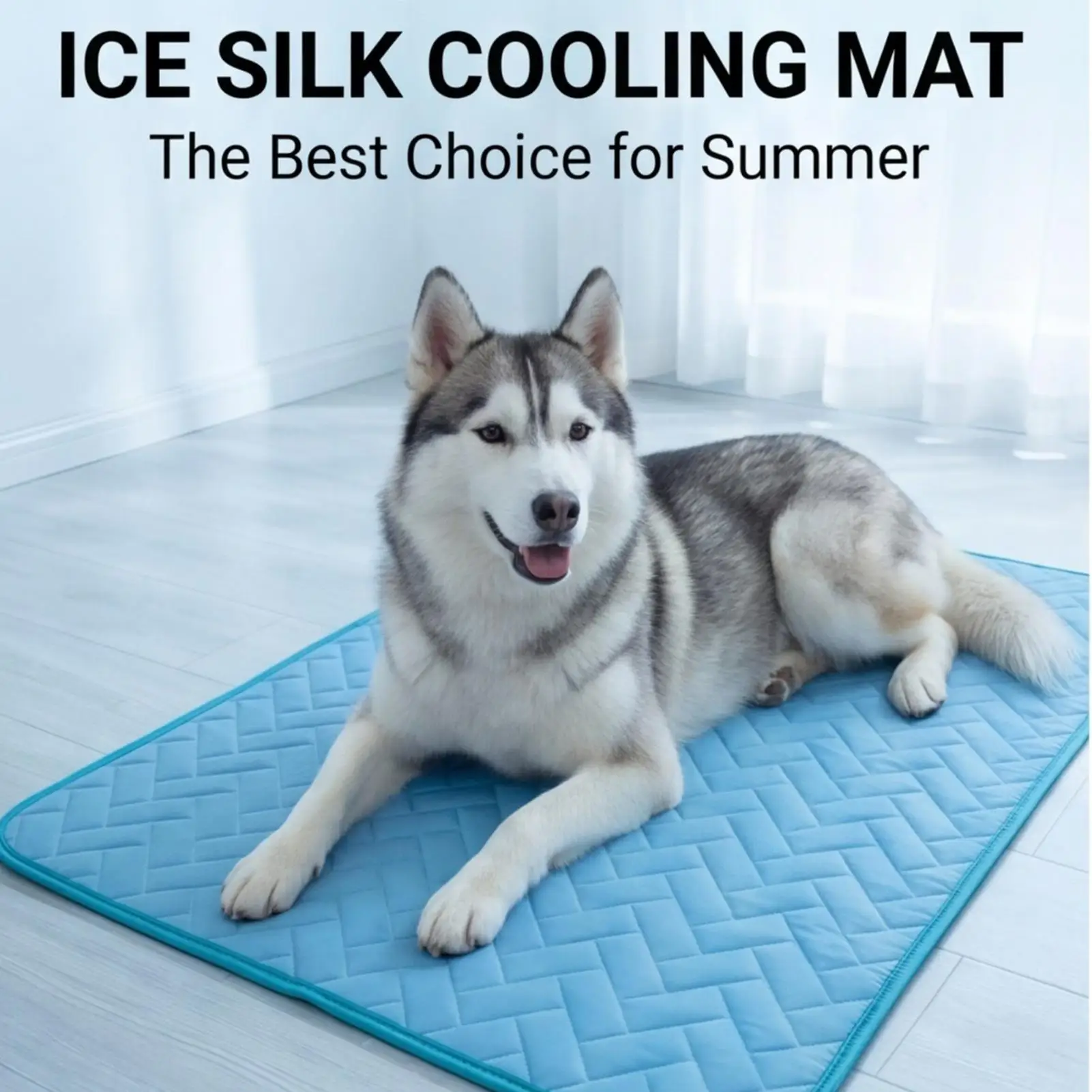 Dog Cooling Mat Pet Kennel Cold Pad Puppy Heat Absorption Mat for Outdoor Indoor Backyard Balcony 1005012693520701